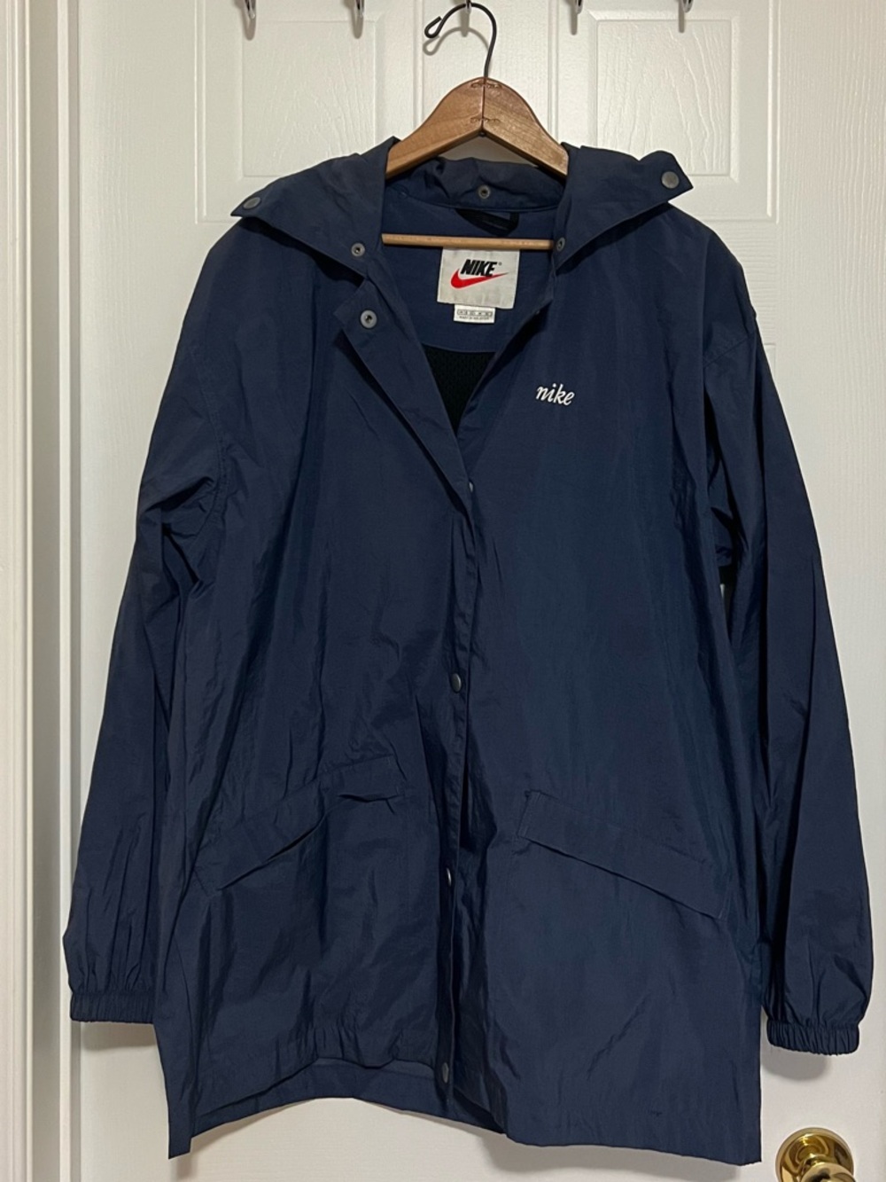 Nike Women's Navy Hooded Utility Jacket